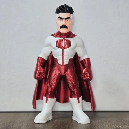 20" 1ft 8in Omni Man collectible figure from Invincible with cape