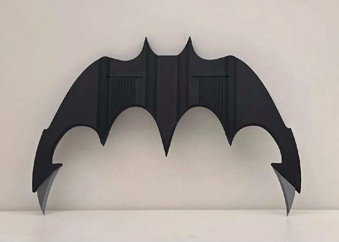 1989 batman batarang cosplay ready to order by 3dCurioPrints