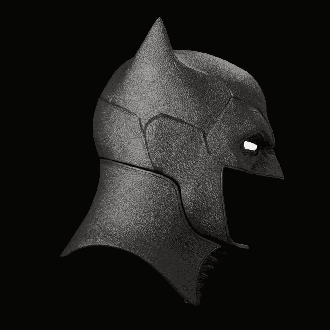 Concept Vigilante 2022 Batman mask one size fits heads up to 23 inches cosplay prop with magnetic back