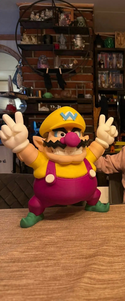 17" 1ft 5in Wario from Mario by 3dCurioPrints