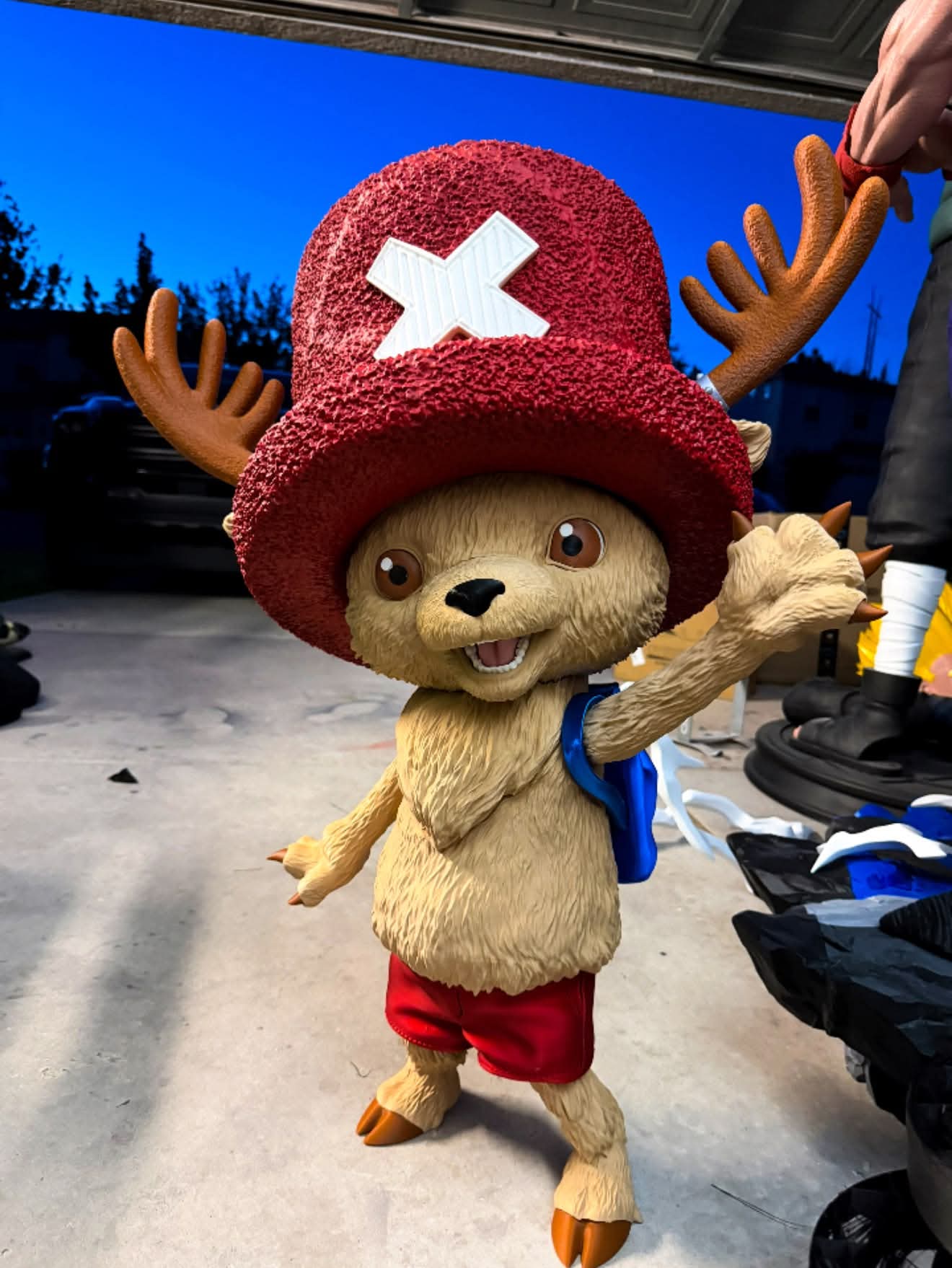 Life-size 3-foot Tony Tony Chopper anime statue from One Piece, made-to-order collectible by 3dCurioPrints