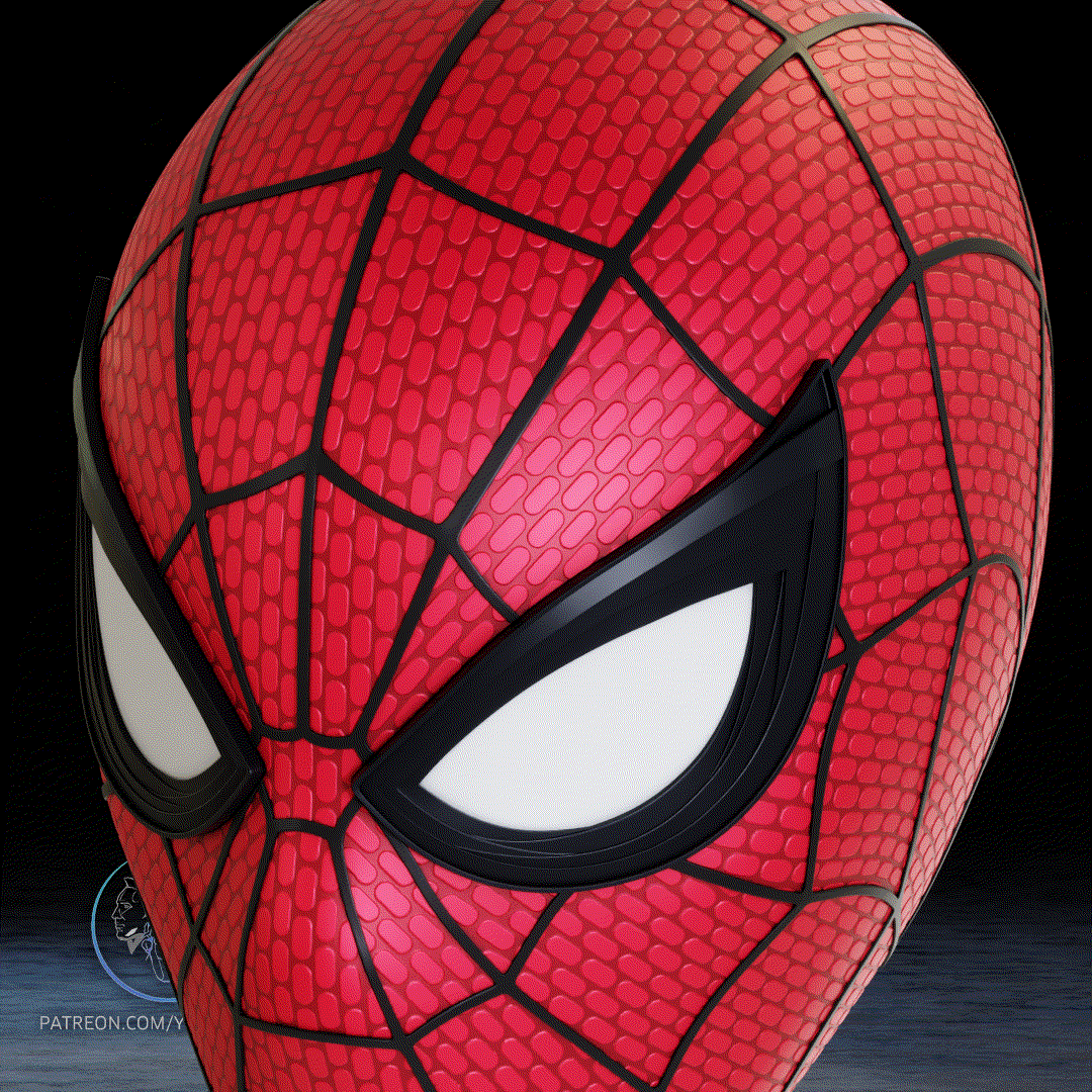 Spider-Man 2 mask set with Brand New Day Regular and Symbiote Venom versions fitting heads up to 24 inches