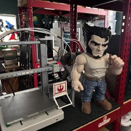 26 inch Logan Wolverine figure with glue-on claws and cigar accessory