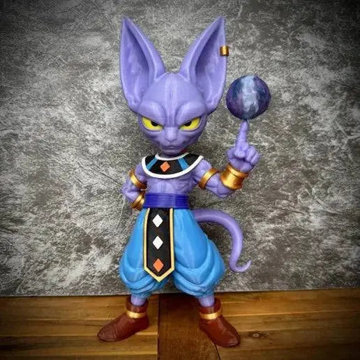 23" 1ft 11in Beerus Dragonball Z bust by 3dCurioPrints