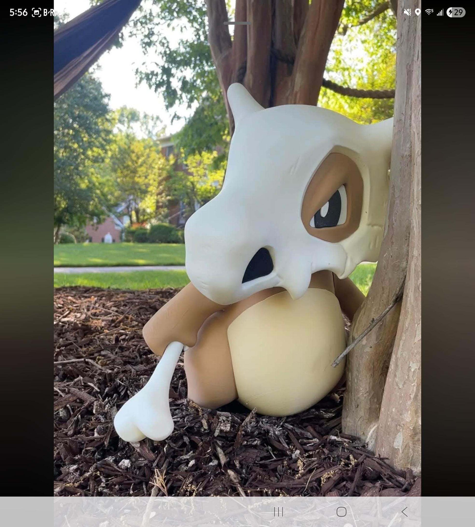 Full size Large 1ft 3in rare 1:1 #0104 Pokemon Cubone made to order by 3dCurioPrints