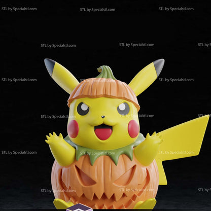 Life size 1ft 4in Pikachu Pumpkin by 3dCurioPrints