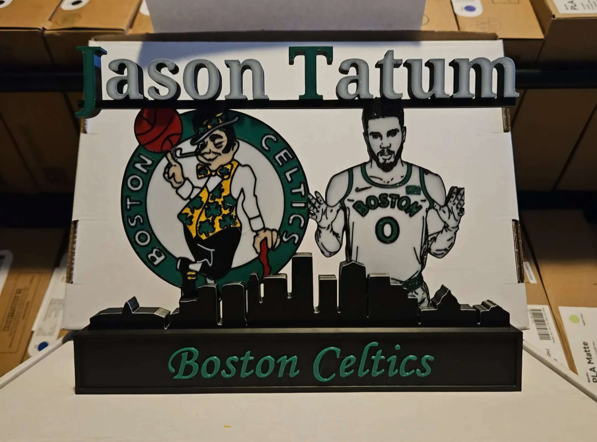 All sports 10-inch nameplate featuring NFL, NBA, MLB athletes like Jordan, Kobe, LeBron, Curry, Ohtani, and Brady