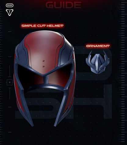 Doomsday magneto mask fits heads up to 24" by 3dCurioPrints