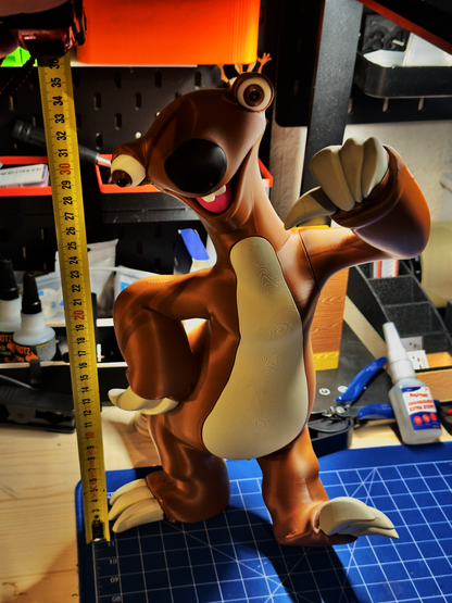 1ft 3in 15" Sid from Ice Age by 3dCurioPrints