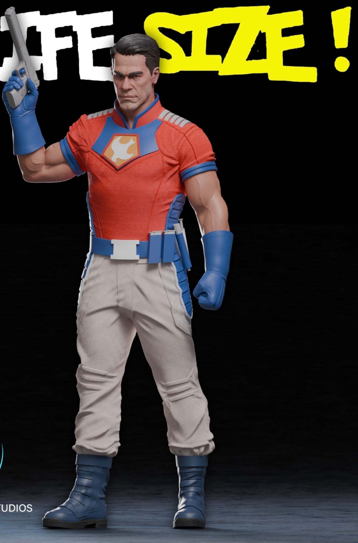Life size 1:1 6ft Peacemaker superhero John cena 3-4 weeks made to order by 3dCurioPrints