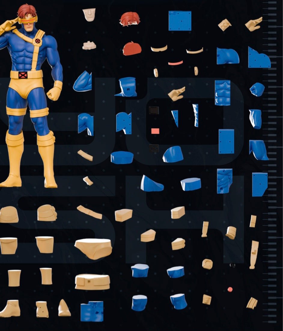 Life size 1:1 Cyclops X-Men 6 ft made to order 3 to 4 weeks by 3dCurioPrints