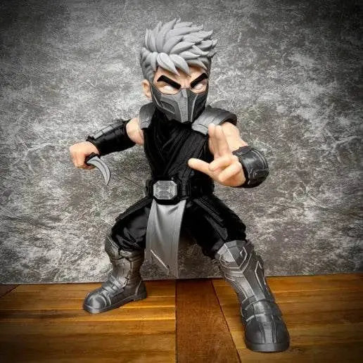 24" 2ft Smoke from Mortal Kombat figure bust by 3dCurioPrints