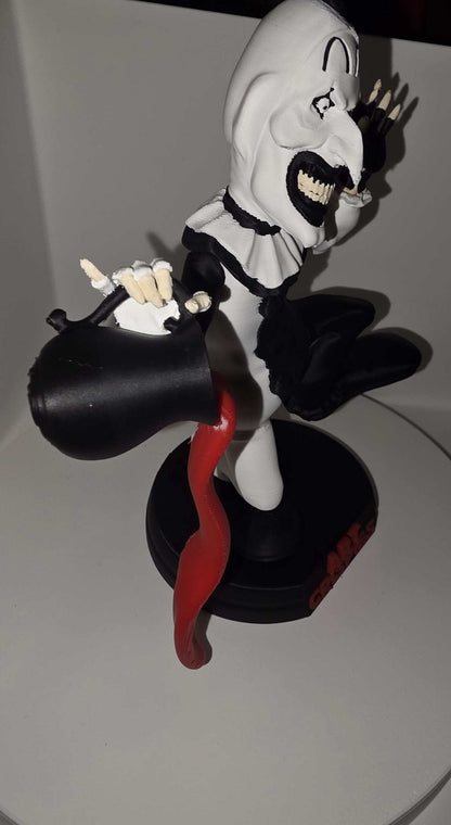 Terrifier 7" art crispies color not painted made to order by 3dCurioPrints