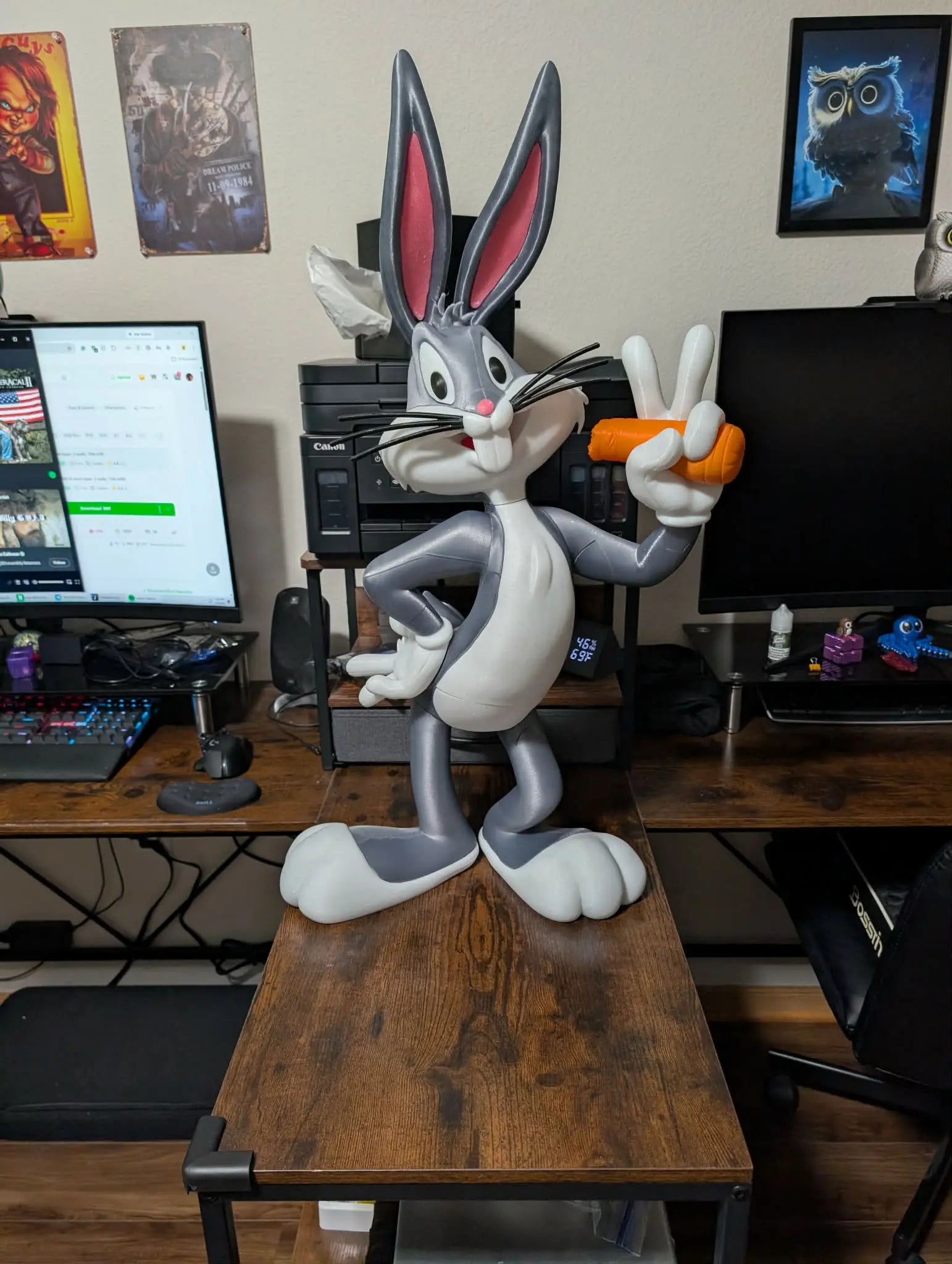 32" Life size bugs bunny legs/arms glued by you by 3dCurioPrints
