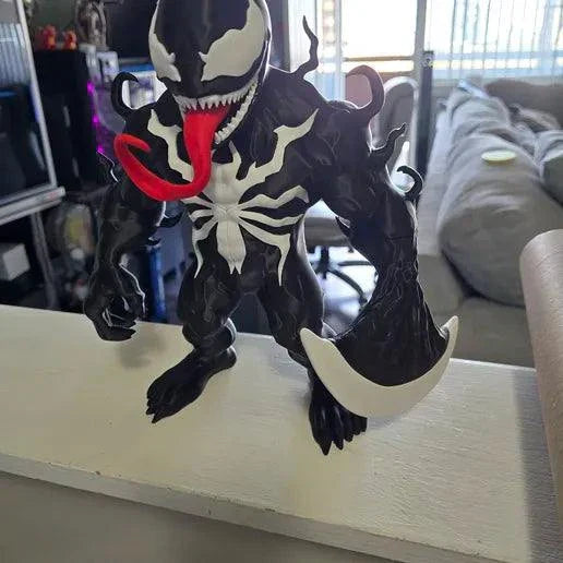16" venom bust statue showing detailed Venom character design for display