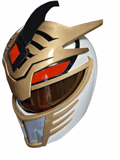 Full-size Lord Drakkon mask with magnets and mesh, fits heads up to 24 inches, ideal for cosplay and conventions