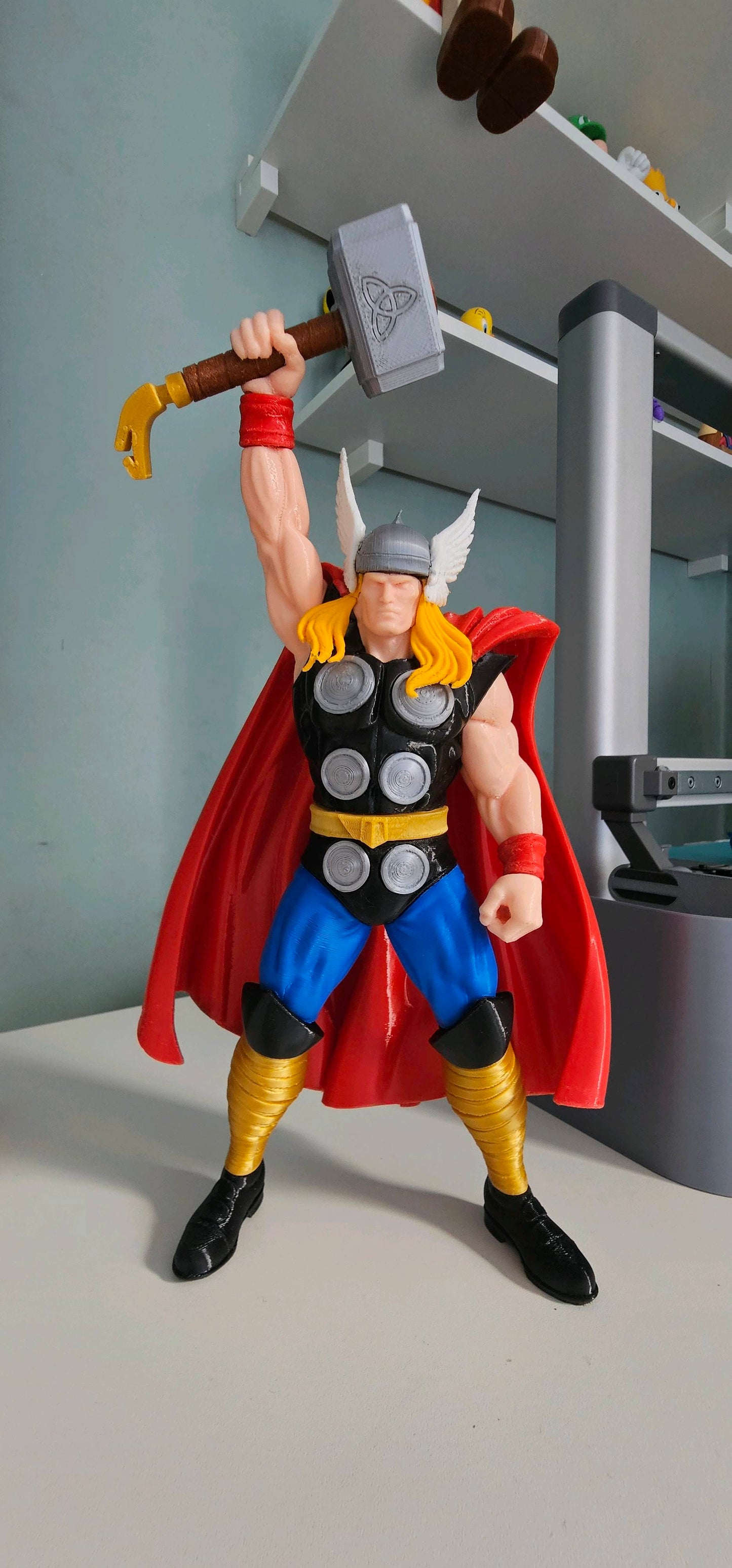 1ft 5in thor 17" inches tall by 3dCurioPrints