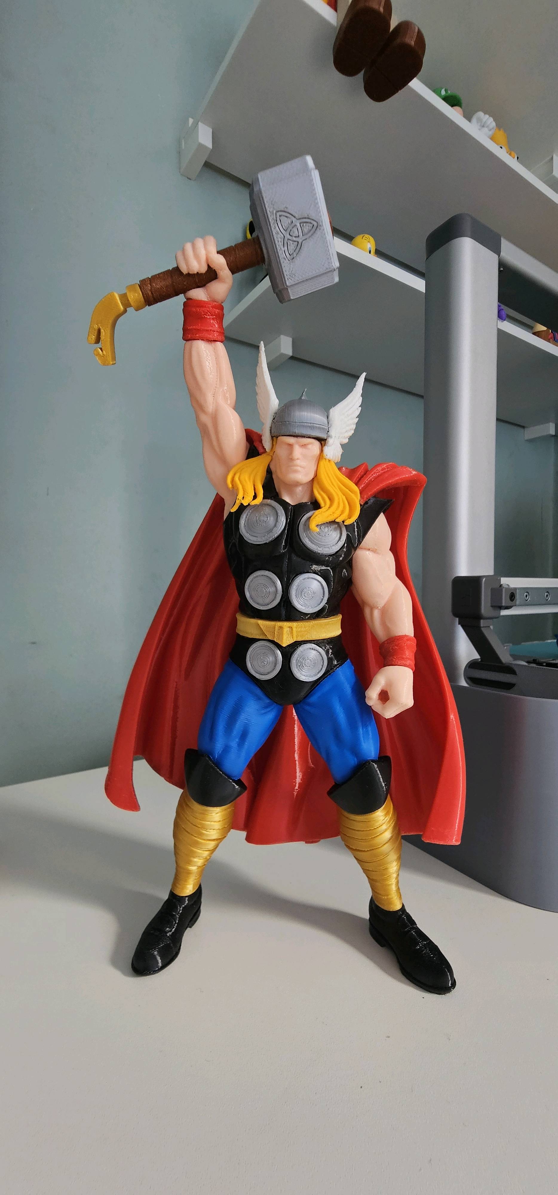 1ft 5in thor 17" inches tall by 3dCurioPrints