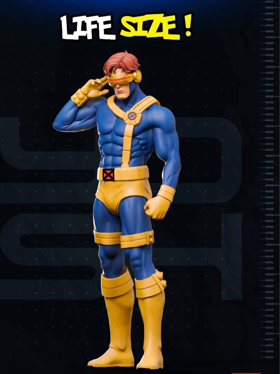 Life size 1:1 Cyclops X-Men 6 ft made to order 3 to 4 weeks by 3dCurioPrints