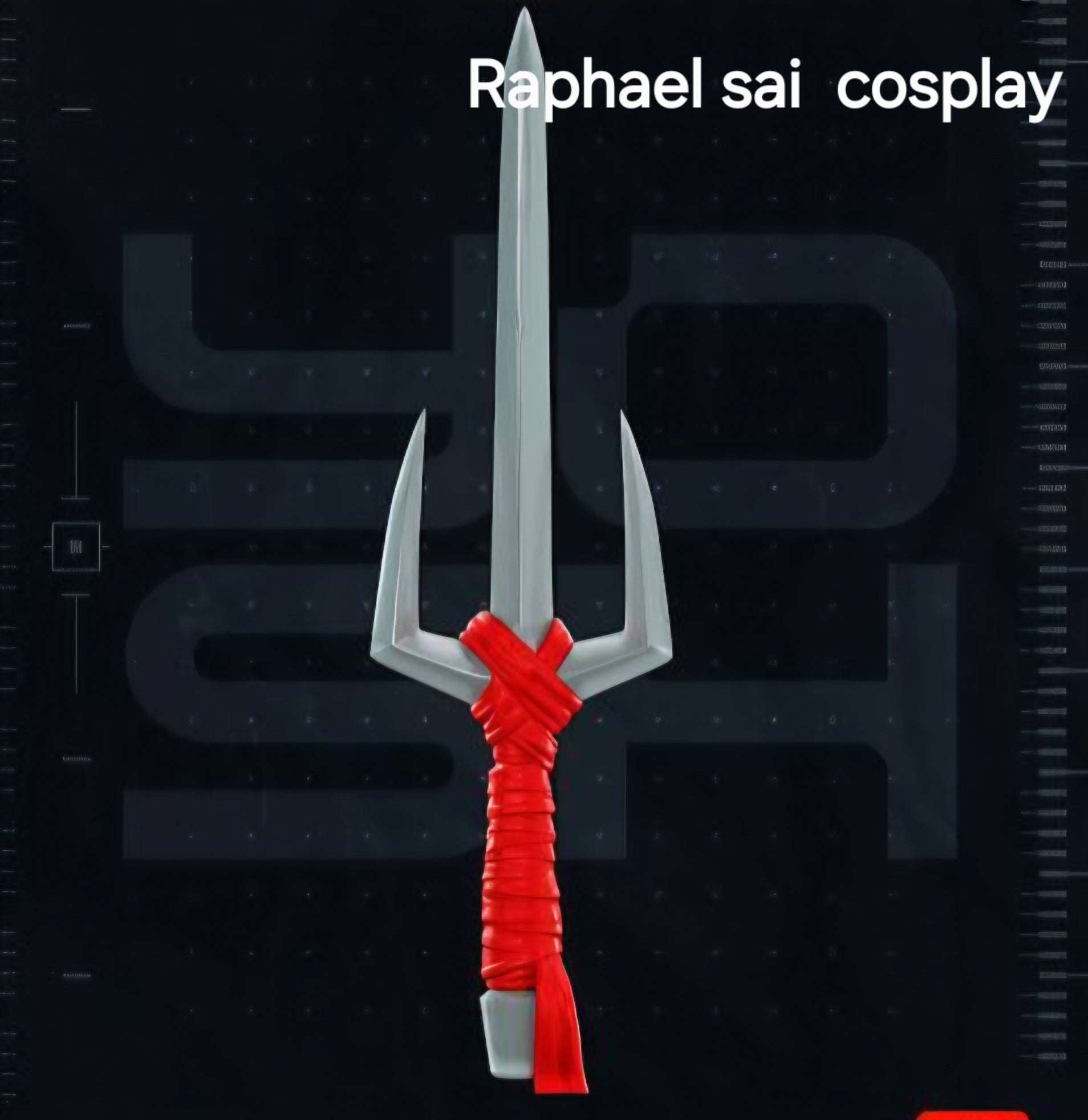 Tmnt Raphael sai cosplay weapon ready to ship, rare Teenage Mutant Ninja Turtles prop