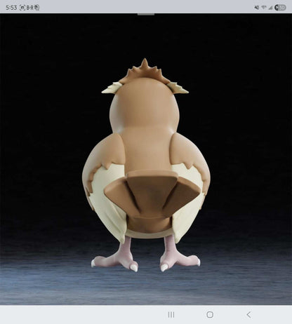 Life size 1:1 1 ft Pokemon #0016 Pidgey bust statue figure by 3dCurioPrints