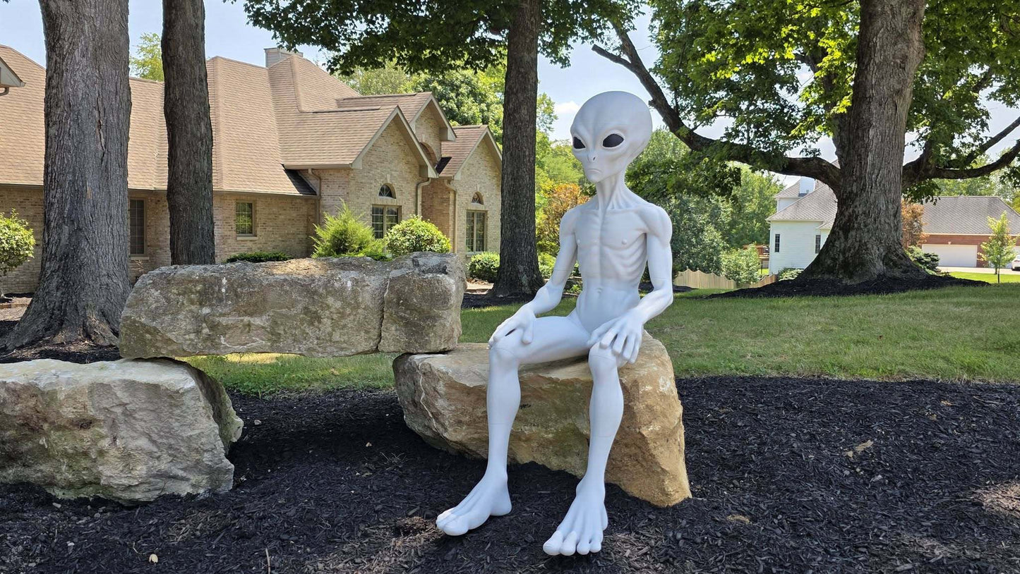 5 Ft Roswell Alien Prop Figure Horror Decor Collectible Medical Prop by 3dCurioPrints