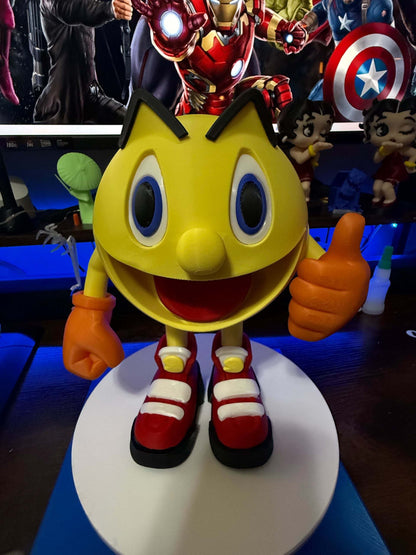 12 Inch 1ft Pacman Character Figure Bust Collectible Statuary
