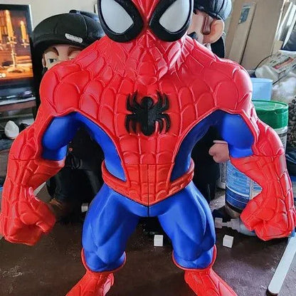 15-inch Spiderman statue figure standing 1 ft 3 in tall, perfect Marvel collectible display