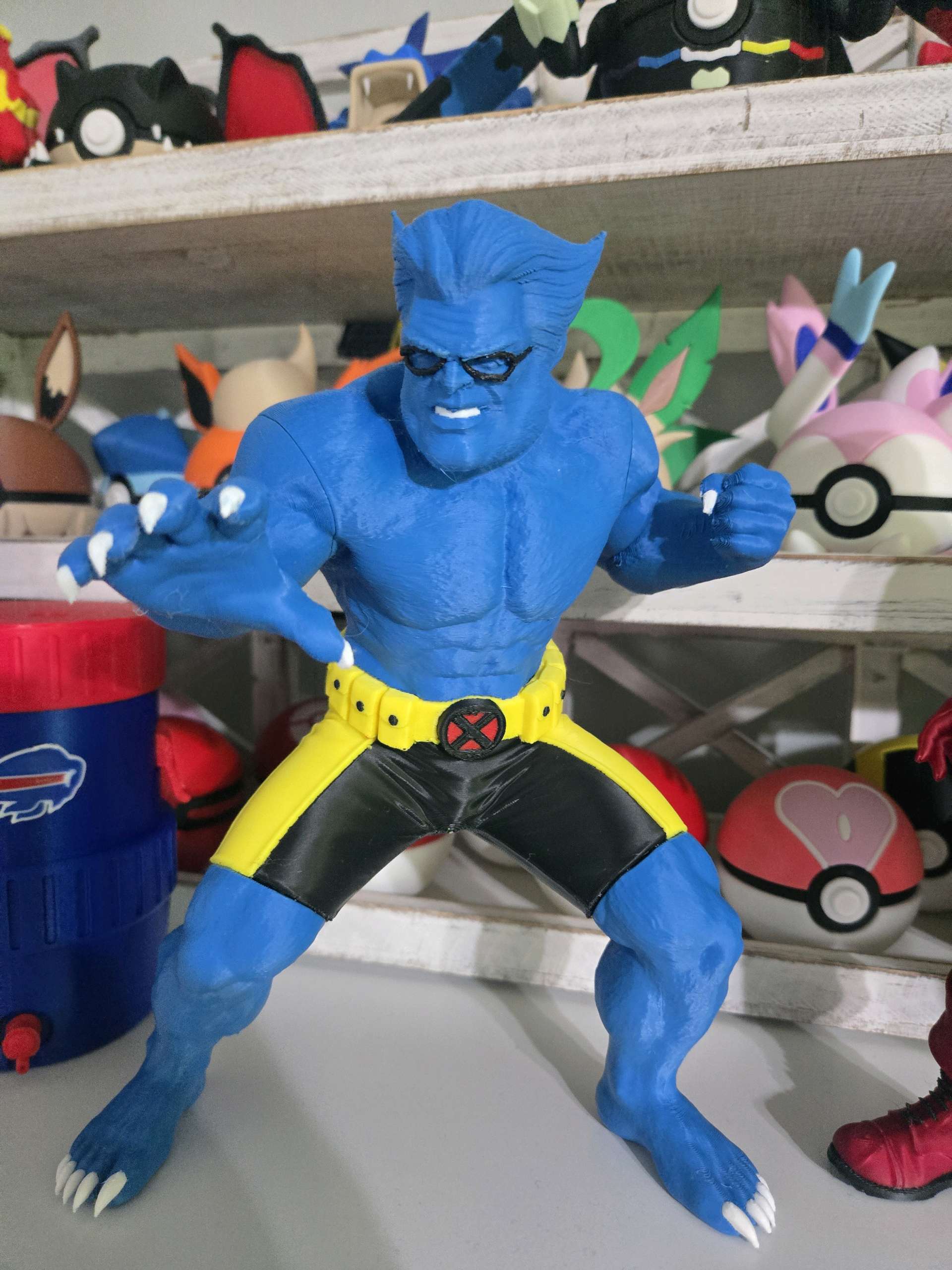 1ft 5in the Beast x-men marvels by 3dCurioPrints