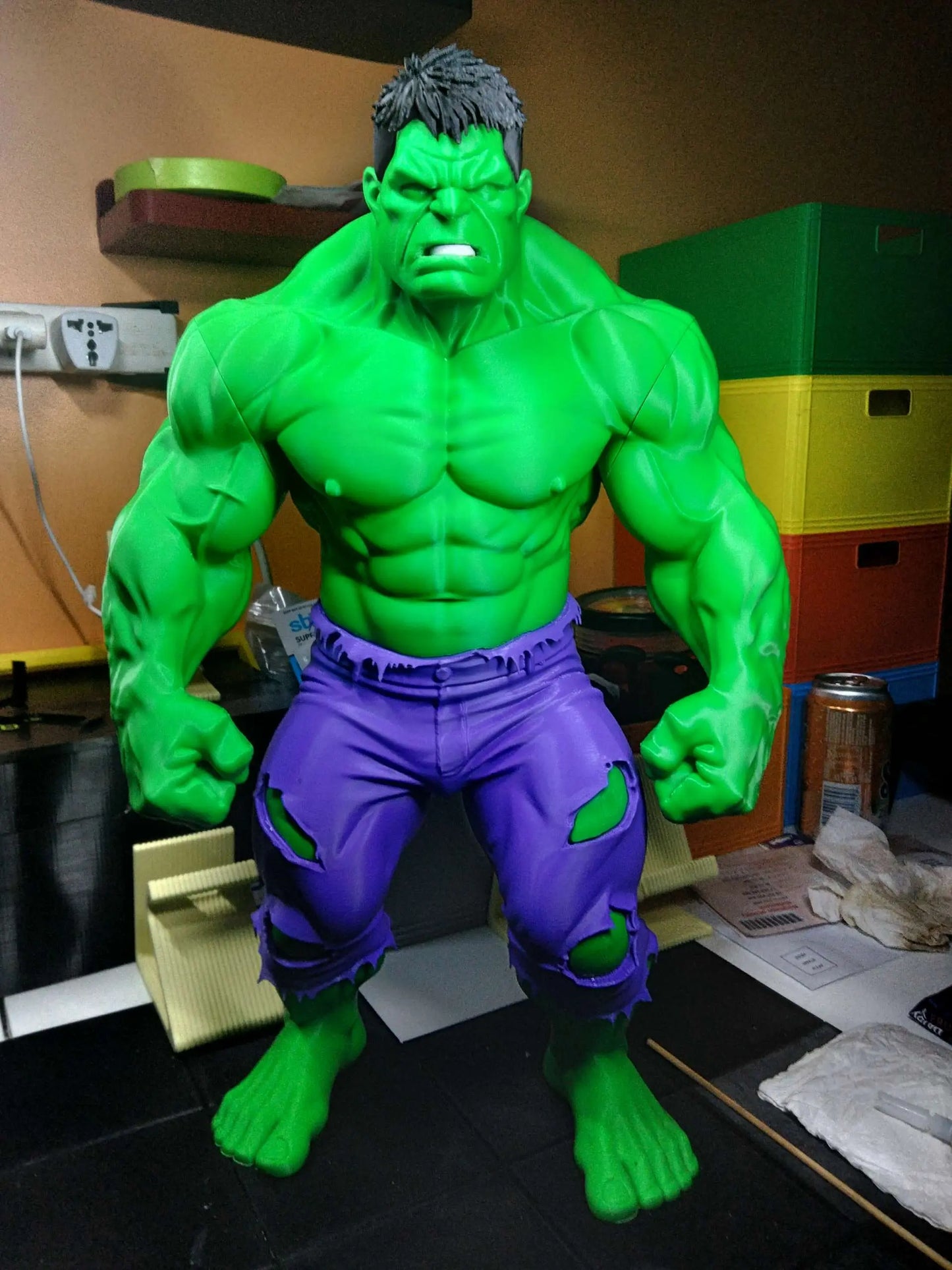 24" 2ft Incredible Hulk figure by 3dCurioPrints