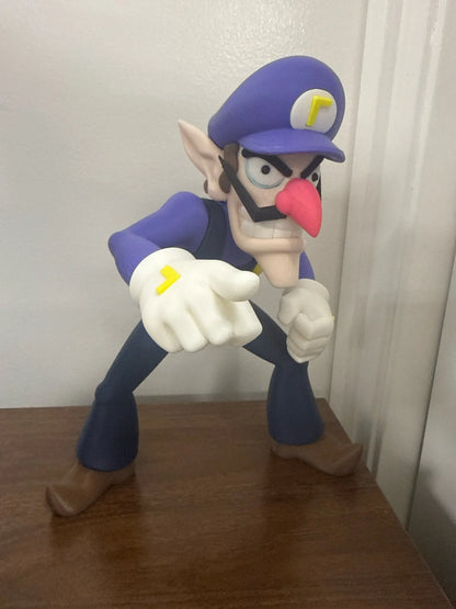 1ft 10in 22" Waluigi from Mario by 3dCurioPrints