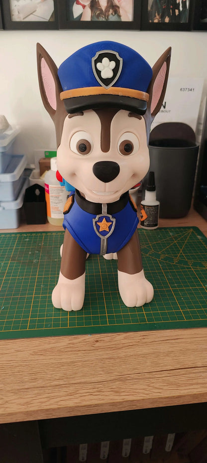 20" 1ft 8in Chase Paw Patrol bust statue by 3dCurioPrints