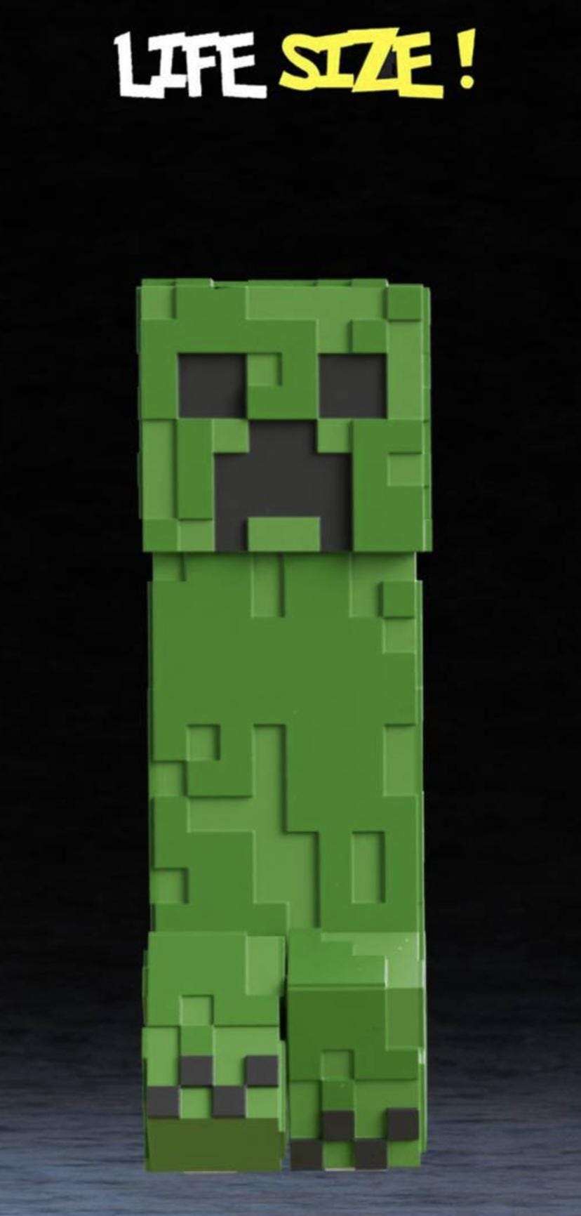 Large 3ft minecraft statue figure bust made to order 3-4 weeks by 3dCurioPrints