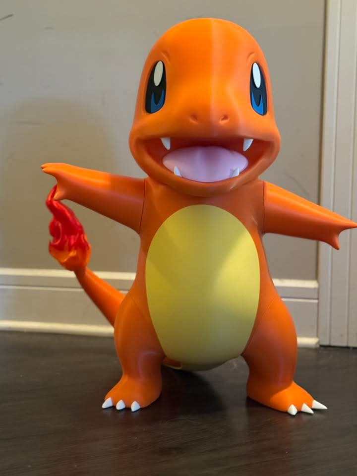 Full size 2ft Pokemon Charmander anime bust statue figure for collectors and display