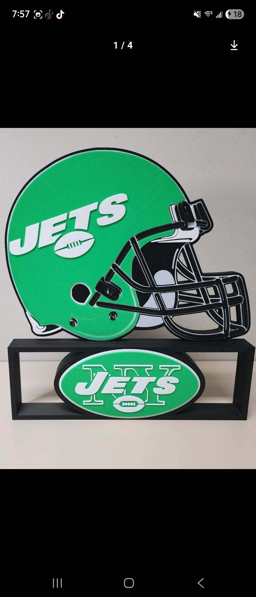 10" YOU PICK 30+ TEAMS nfl wall desk art by 3dCurioPrints