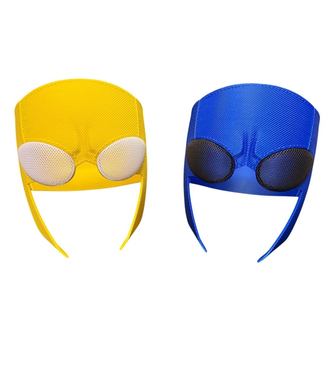 Invincible mask helmet superhero vigilante cosplay in yellow and blue options