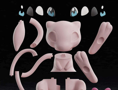 Life size full size 1ft Mew pokemon #0151 bust statue figure by 3dCurioPrints