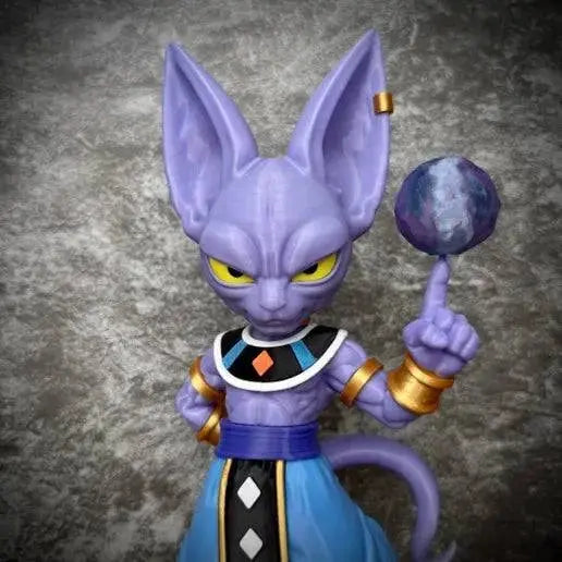 23" 1ft 11in Beerus Dragonball Z bust by 3dCurioPrints