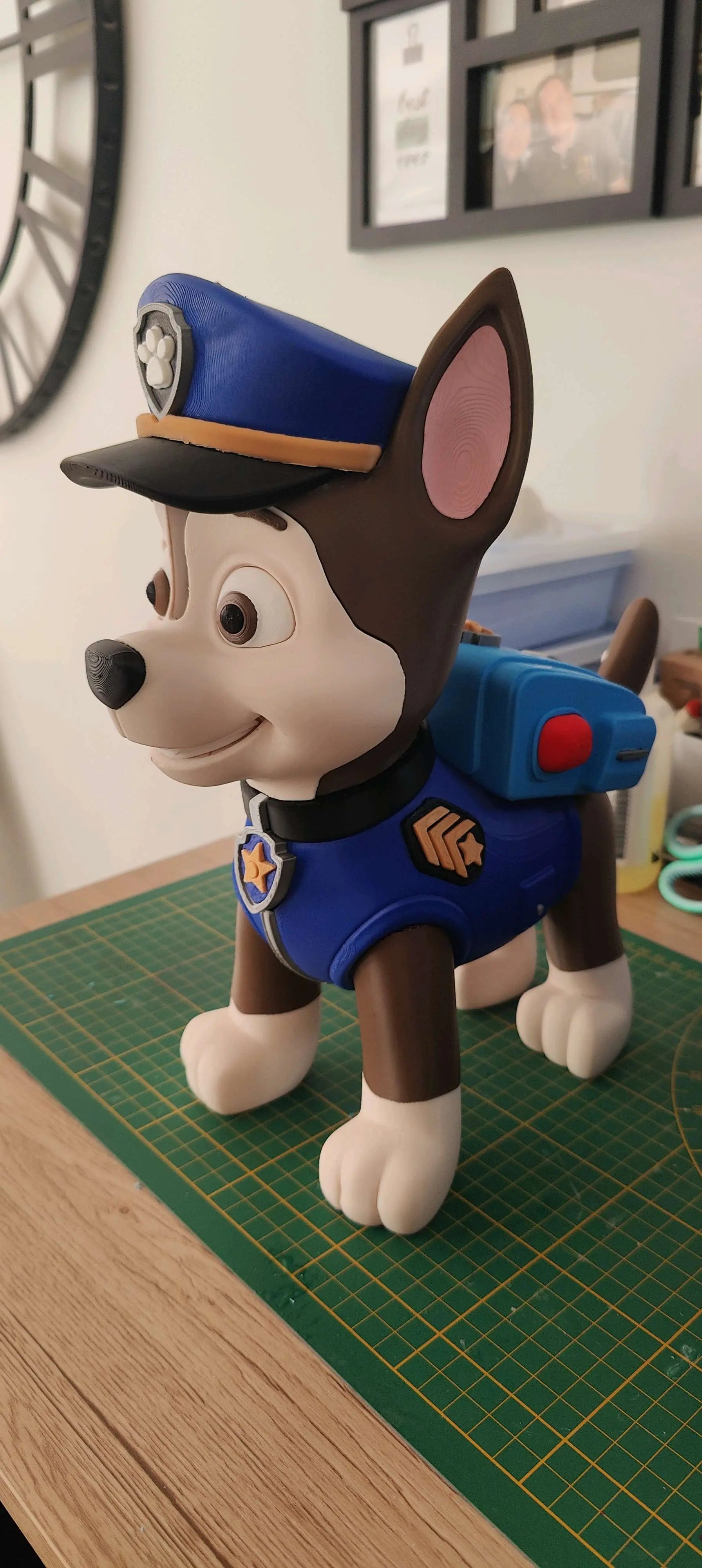 20" 1ft 8in Chase Paw Patrol bust statue by 3dCurioPrints