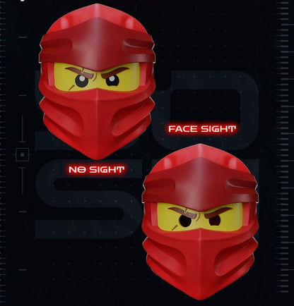 Lego Nijango GO Ninja Helmet in black green red and blue fits heads up to 24 inch size