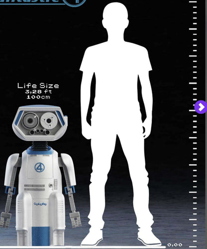 Life size1:1 3ft 2in h.e.r.b.i.e fantastic 4 bust statue figure by 3dCurioPrints