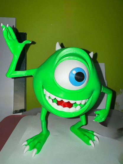 17" 1ft 5in Monsters Inc. Mike Wasowski by 3dCurioPrints