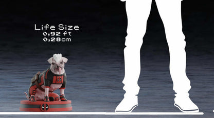 Large lifesize 1:1 lifesize deadpool dogpool dog superhero made to order by 3dCurioPrints