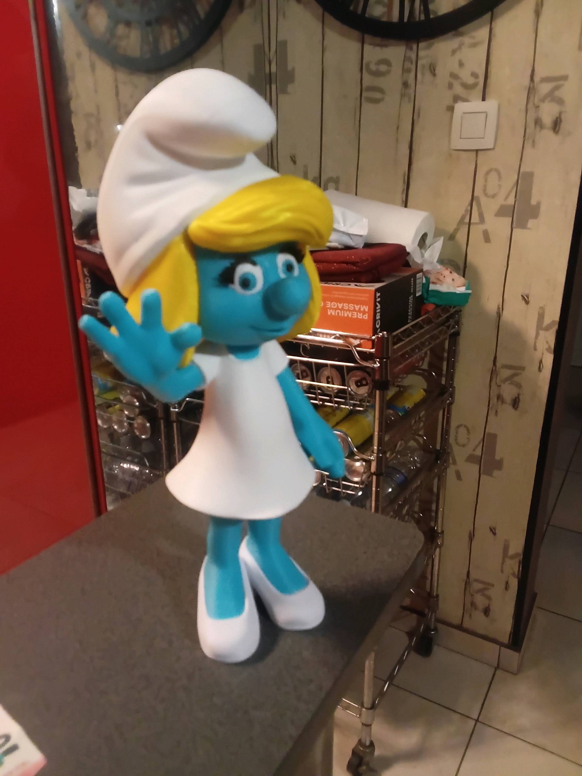 2ft 24" Smurfette by 3dCurioPrints