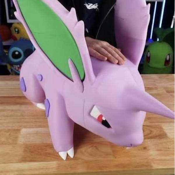 Full size 1 ft 6 in Nidoran #0032 Pokemon bust statue figuremade to order give me 3 weeks to make him please by 3dCurioPrints