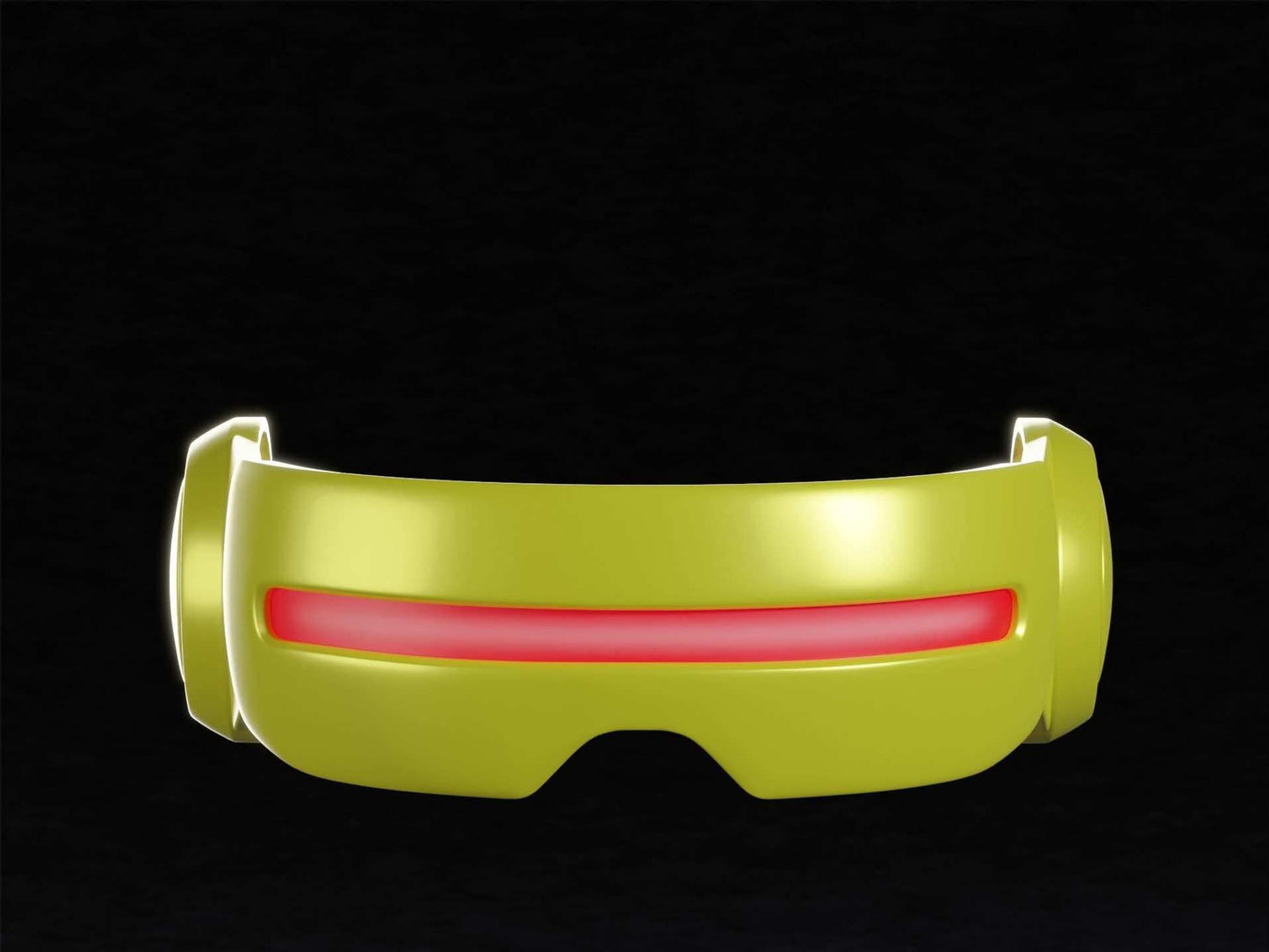 Cyclops visor cosplay solid red design ready to ship