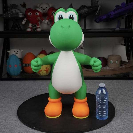 Large 27" 1:1 Yoshi bust lifesize mario figure bust statue by 3dCurioPrints