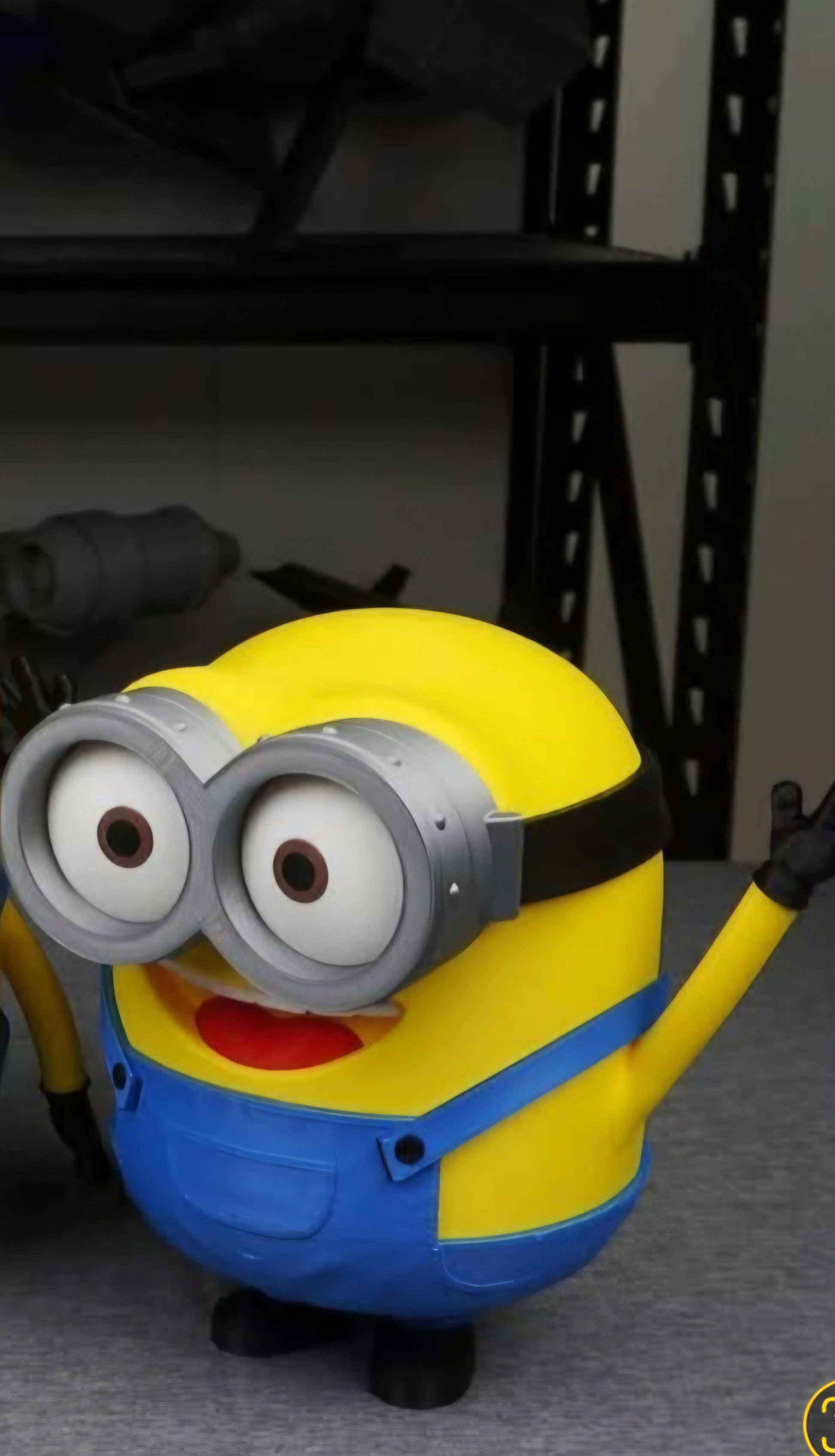 Bill from Despicable Me minion figure roughly 15 inches tall