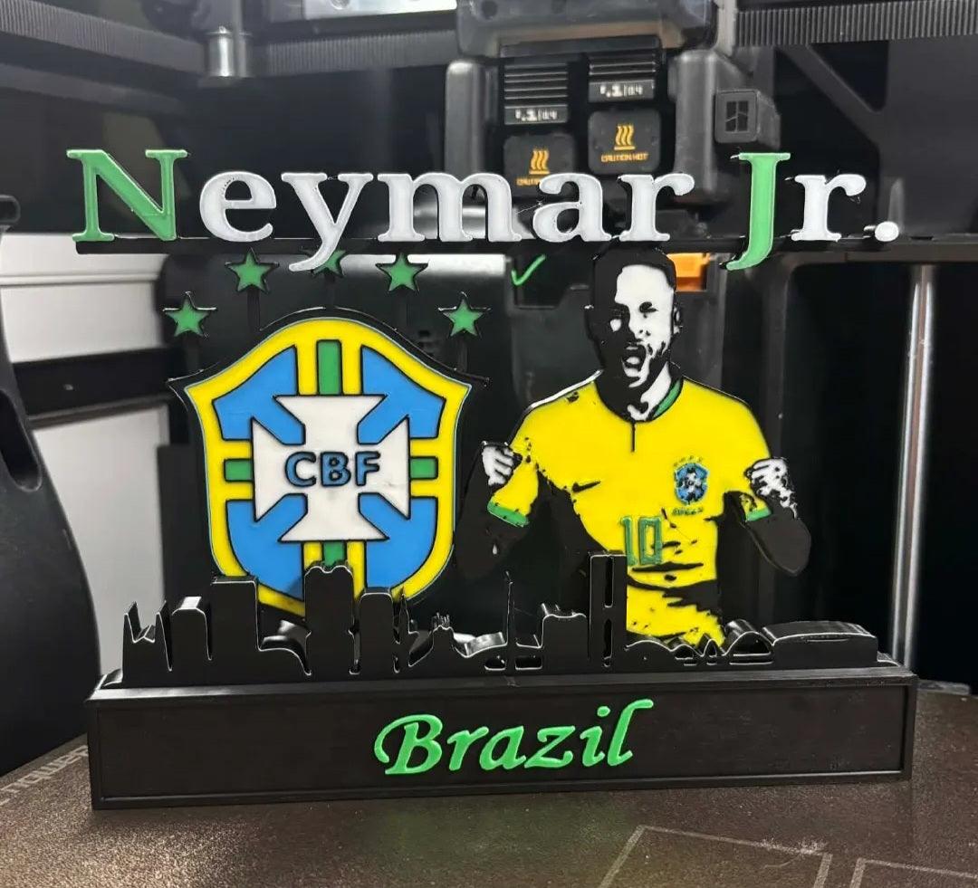 All sports 10-inch nameplate featuring NFL, NBA, MLB athletes like Jordan, Kobe, LeBron, Curry, Ohtani, and Brady for personalized fan displays