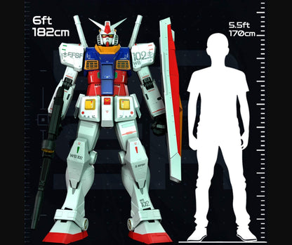 Life size Gundam anime figure 6ft custom 3D print with sword and gun options